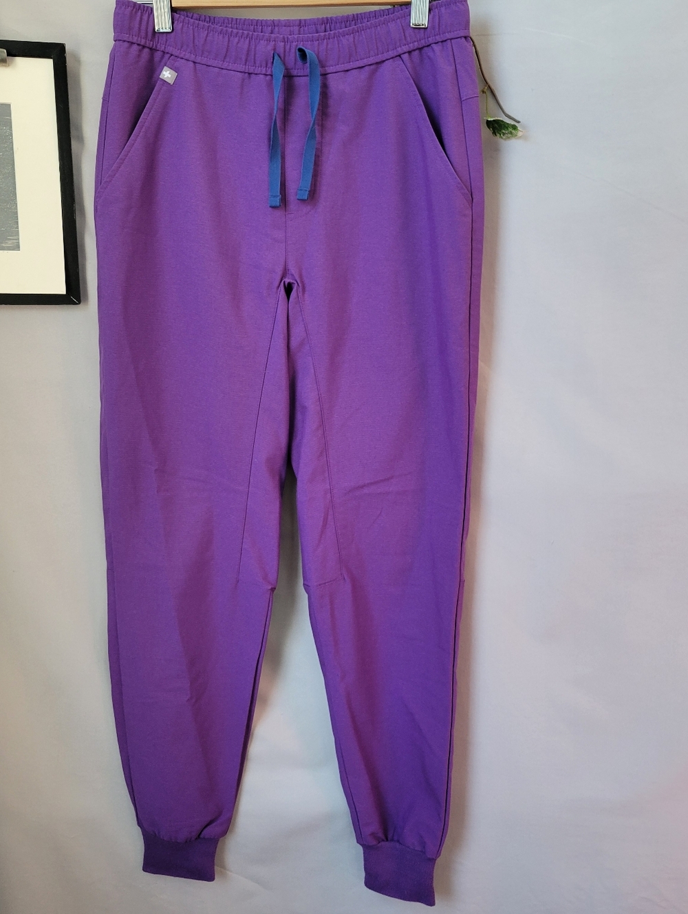 Figs Men's Jansen Technical Collection Jogger Scrub Pants Purple Blue‎ XS